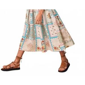NEW HUNTER BELL fallon skirt in patchwork quilt